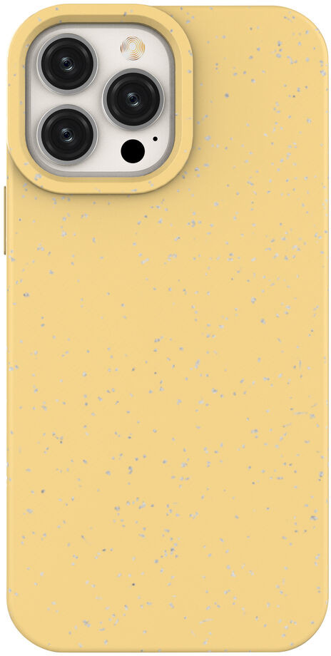 Hurtel Eco Case etui do iPhone 13 Pro Max silikonowy pokrowiec obudowa do telefonu żółty