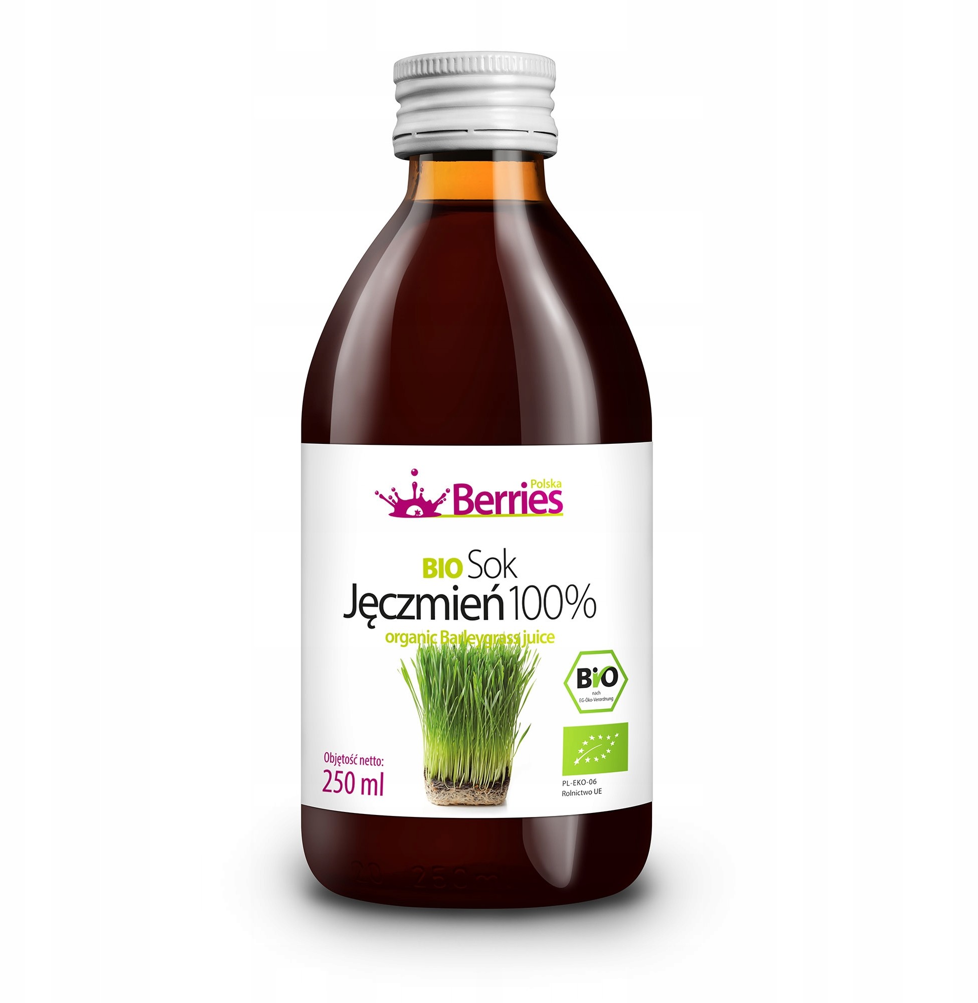Bio Sok 100% z młodej trawy jęczmiennej 250ml