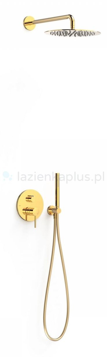Tres Study Exclusive zestaw prysznicowy złoty 26228004OR