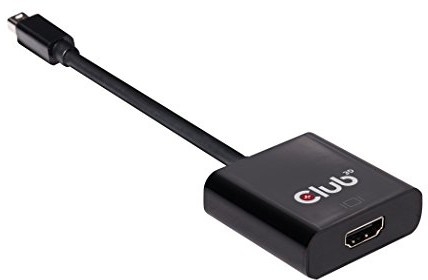 Club 3D 1.2 CAC-2170 Mini DisplayPort na HDMI 2.0 UHD Aktywny Czarny CAC-2170