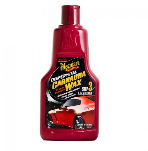 Meguiar''s Meguiar''s Deep Crystal Zestaw 3 kroków Carnauba Wax + Crystal Polish Paint Cleaner 3x473ml p-2936