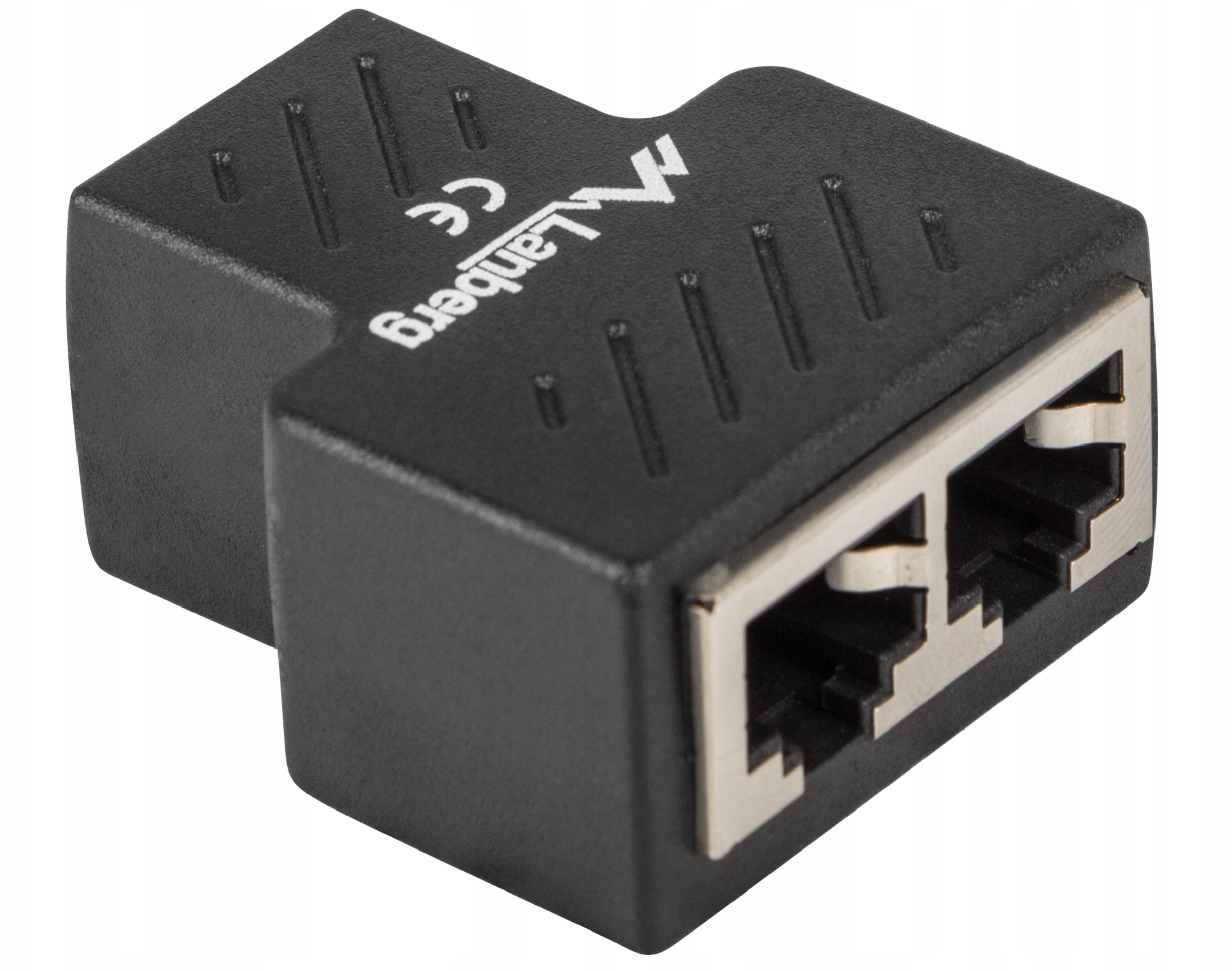 Adapter Łącznik Rozgałęźnik wtyk 1x - 2x RJ45 Ftp