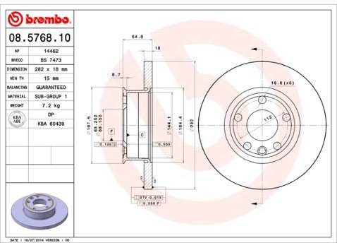 BREMBO 08.5768.10