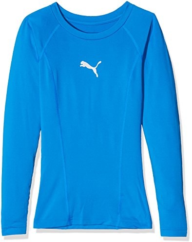 Puma PUMA męska ligi Base Layer Tee LS Jr Shirt, niebieski, 140 655921 02