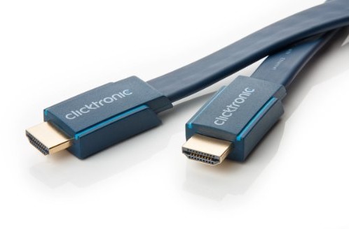 Clicktronic ClickTronic Casual High Speed płaski przewód HDMI z Ethernet 70316-GB
