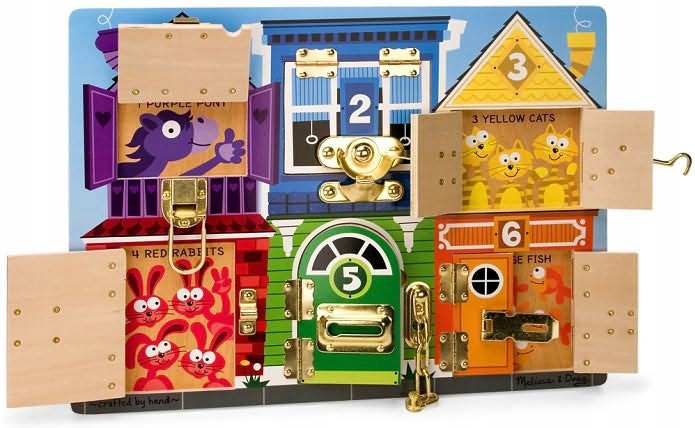 Melissa & Doug Tablica z zamkami Zwierzątka
