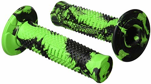 DOMINO DOMINO 1 para uchwytów Domino Snake zielono-czarne (uchwyty motocyklowe) / Couple Handle Grips Domino Snake Green-Black (Knobs Motorcycle) A26041C95A7