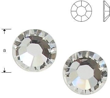 Swarovski Cyrkonie SS3 100 sztuk