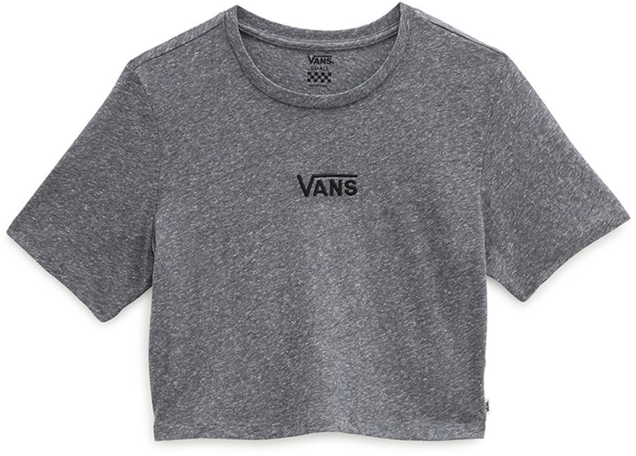 Vans t-shirt damski FLYING V CROPPED CREW Grey Heather