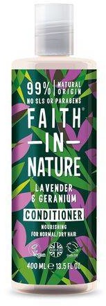 Faith In Nature Intensywna odżywka do włosów z lawendą i geranium 400ml