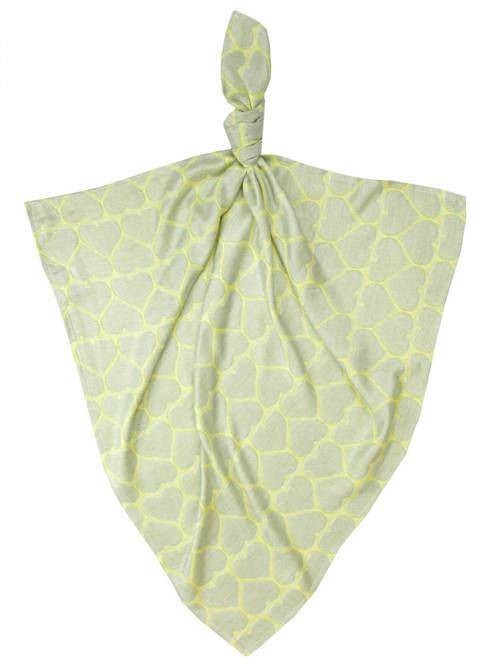 Texpol 20821 PIEL. BAMB. 30 X 30 HEARTS ŻÓŁTY 63858-uniw