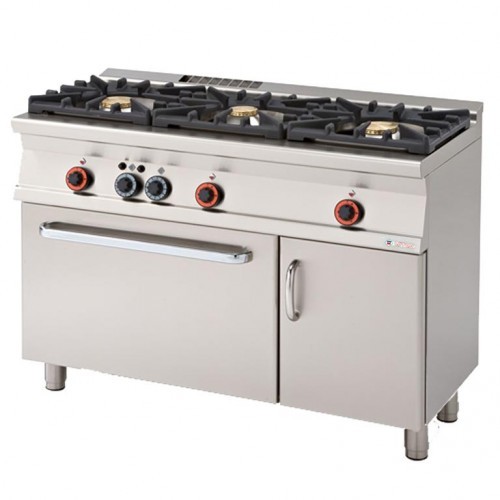 RM Gastro Kuchnia WOK z piek el i szafką CF3 612 GEMV WOK CF3-612-GEMV-WOK