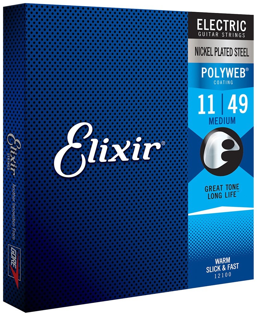 Elixir 12100 - struny do gitary elektrycznej POLYWEB 11-49