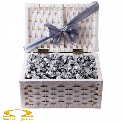 Lindt Smacza Jama Kuferek pralinek Lindor Dark 60% 1kg KOSZ140