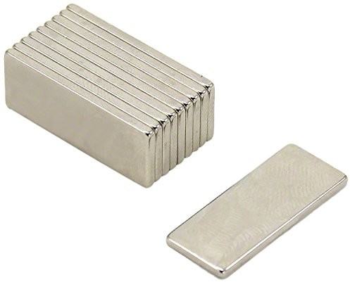first4magnets 25 X 10 X 1,5 MM grube magnesów neodymowych opakowanie 1 sztuki, f251015 N42  10
