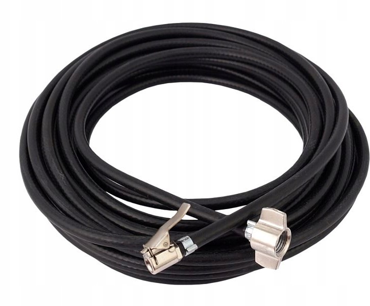 Wąż Przewód Do Pompowania Kół 12M Szybkozłącze