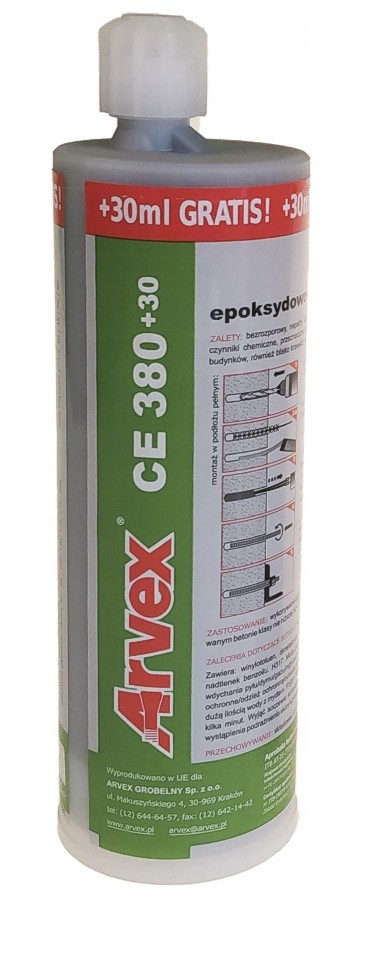 Zaprawa kotwiąca epoksydowo-akrylowa Arvex Ce 380