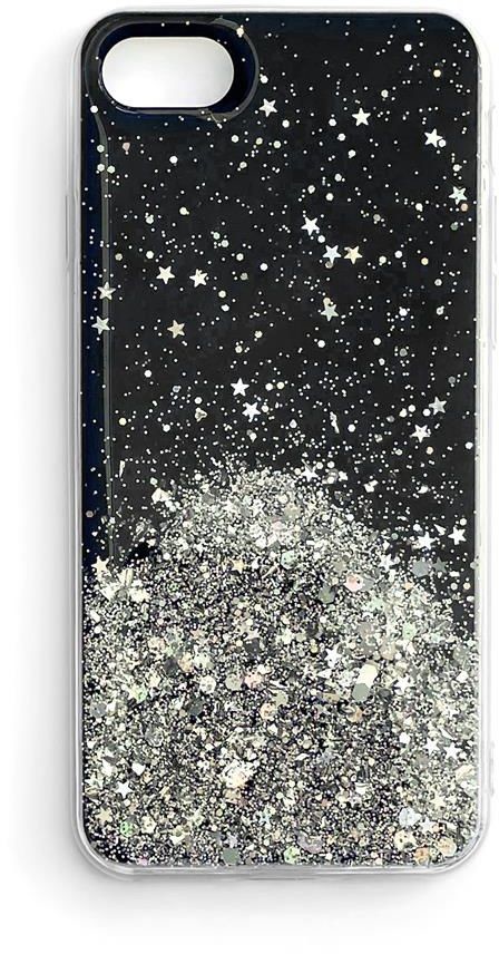 Wozinsky Star Glitter błyszczące etui pokrowiec z brokatem Xiaomi Redmi K40 Pro+ / K40 Pro / K40 / Poco F3 czarny