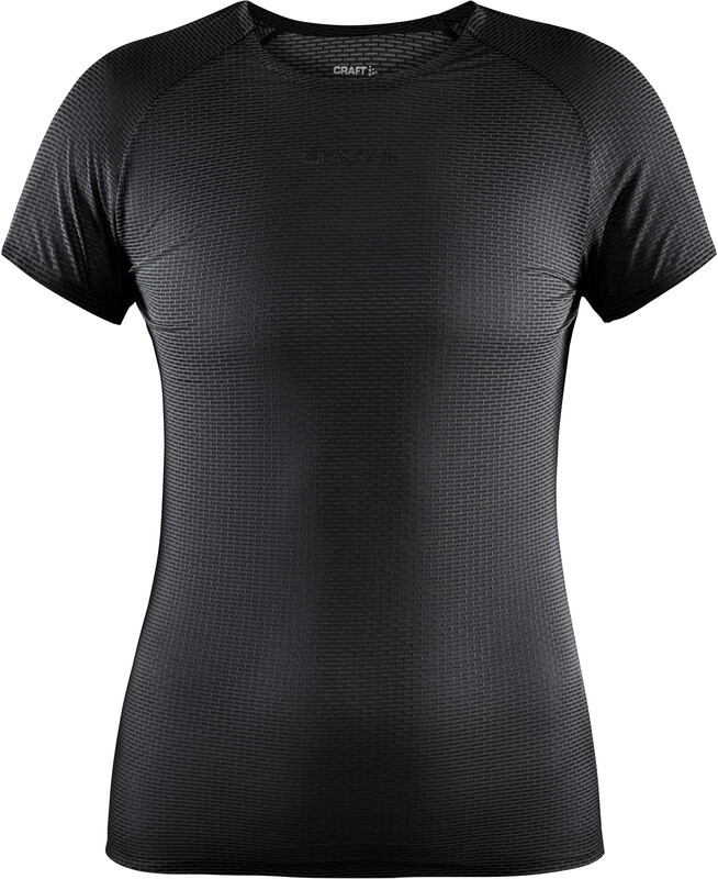 CRAFT Pro Dry Nanoweight Koszula z krótkim rękawem Kobiety, czarny XS 2021 Koszulki bazowe termiczne i narciarskie