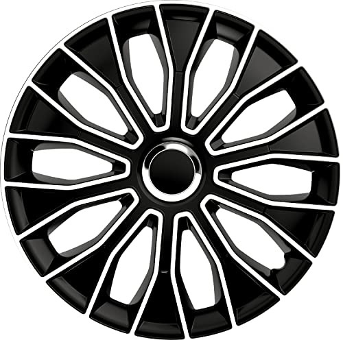 Unbekannt Petex zestaw kołpaków na koła, 35,6 cm (14 cali), Voltec Pro, czarny/biały (13503629) 1350-3629