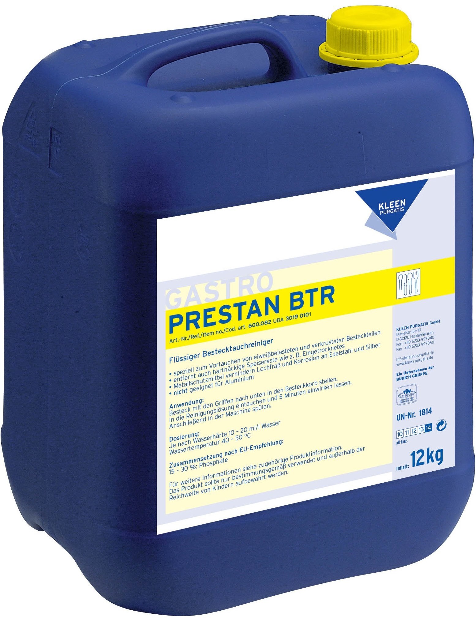 Kleen Purgatis PURGATIS PRESTAN BTR 12 kg PRESTAN BTR