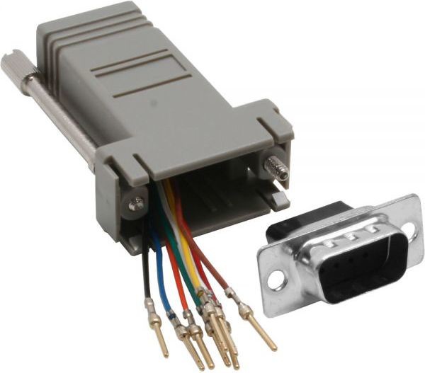 InLine Adapter 9 Pin Sub-D męski RJ45 żeński 68889 68889