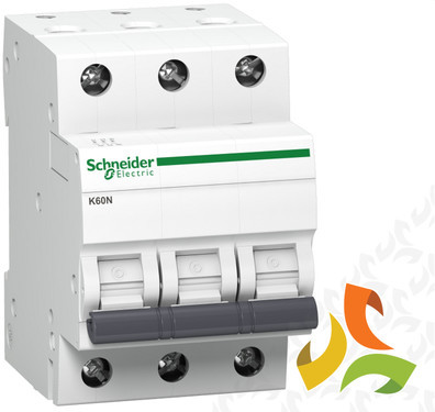 Schneider Electric Wyłącznik nadprądowy K60N-B63-3 B 63A 3-biegunowy A9K01363 A9K01363/SCH