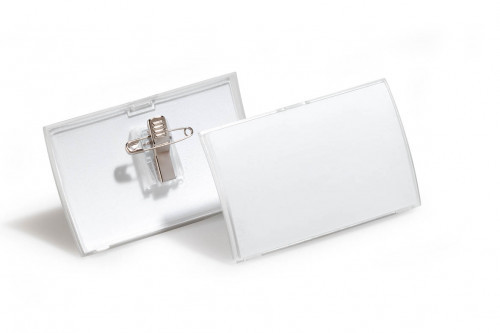 Durable Identyfikator z kombi-klipem Click Fold 40 x 75mm 25 sztuk 8211
