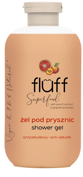 Fluff Fluff żel pod prysznic brzoskwinia i grejpfrut 500ml