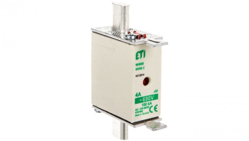 Eti-Polam Wkładka bezpiecznikowa KOMBI NH00C 4A aM 690V WT-00C 004181402 004181402