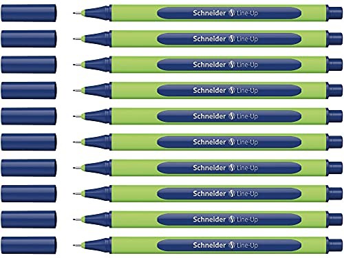 Schneider cienkopisy Line-Up, 0,4 mm, mystic-blue, 10 sztuk w opakowaniu 191023