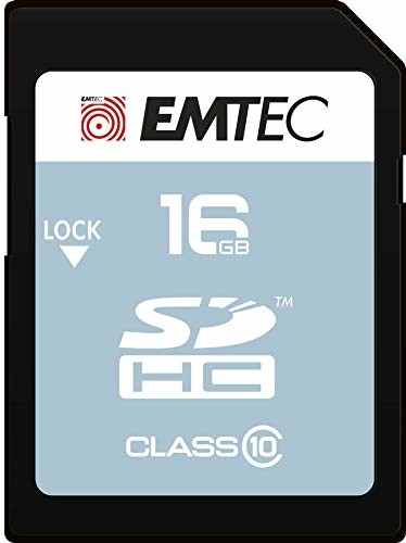 Emtec SDHC 16 GB Classic Class 10 Blister  High Capacity SD (SDHC), ecmsd16ghc10cg