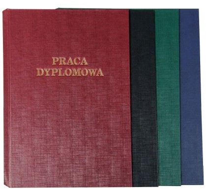 Opus Okładka twarda - O.HARD COVER Classic 304x212mm / CZARNA / 10par / Praca Dyplomowa (A4+ pionowa) O.643134