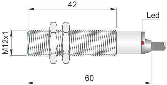 ORNO indukcyjny 12 mm SI12-A2 NC I12000001