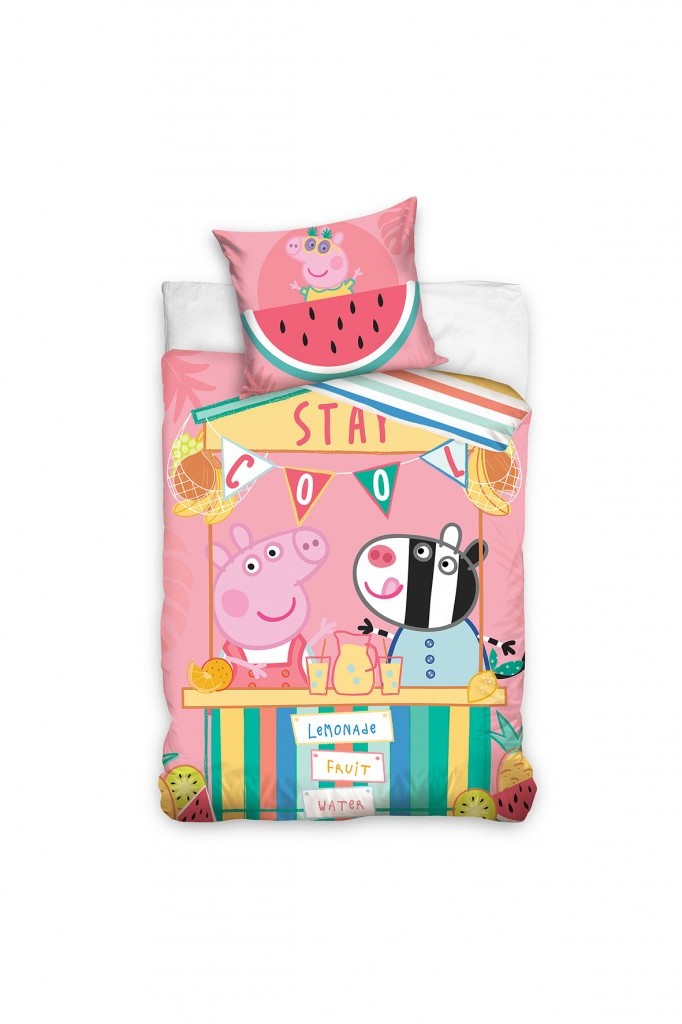 Peppa Peppa kolorowa pościel dla dzieci 3Y41JR 3Y41JR SAM  140x200