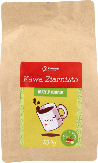 KruKam Kawa ziarnista Brazylia Cerrado laskowa 250g