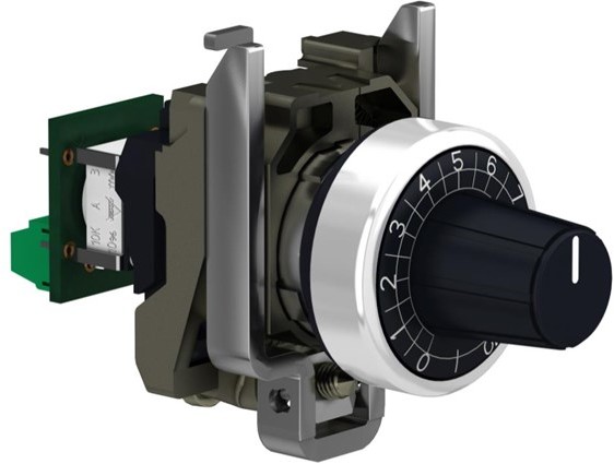 SCHNEIDER Potentiometer complete metal 4.7 kohm XB4BD912R4K7