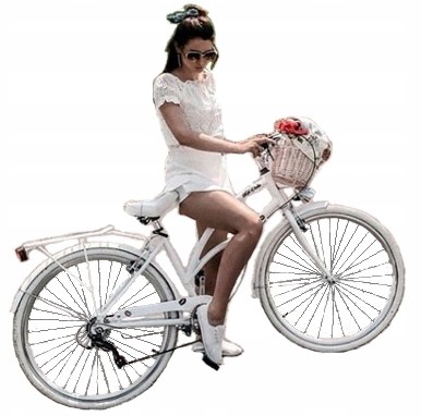 piękny damski rower beach cruiser 28 miejski G