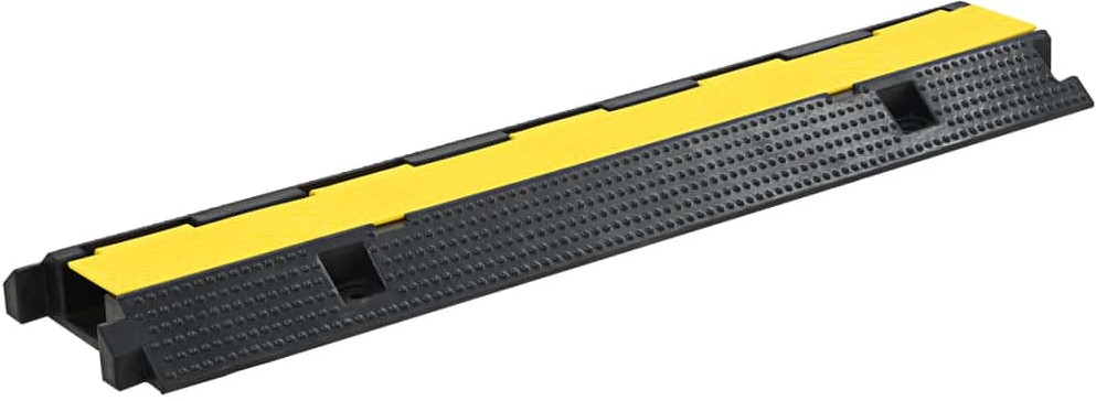 vidaXL Najazd kablowy, 1-kanałowy, gumowy, 100 cm vidaXL