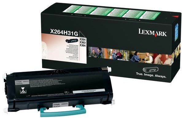 Lexmark Wyprzedaż Oryginał Kaseta z tonerem  do X-264/363/364 | korporacyjny | 9 000 str | czarny black opakowanie otwarte
