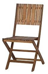 Siena Garden SIENA GARDEN krzesło, fotel ogrodowy Krzesło składane, ogrodu, domu Falun z certyfikatem FSC 100% z drewna akacjowego, olejowany, ok 57 cmx46 cmx88 cm, liczba 1 szt (GFA-COC-001447)