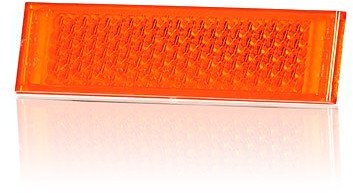 WAŚ Odblask przyklejany żółty prostokątny 126x34 (164) was164