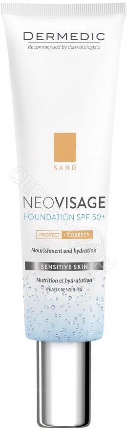 Dermedic BIOGENED Neovisage pielęgnacyjny fluid krem nawilżający spf50 SAND 30 ml