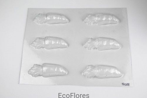 Mark Forma do mydła marchewka 6 szt na formie P028