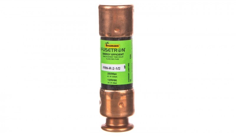Eaton Wkładka bezpiecznikowa 14x51mm 2.5A 250V FRN-R-2-1-2 FRN-R-2-1-2