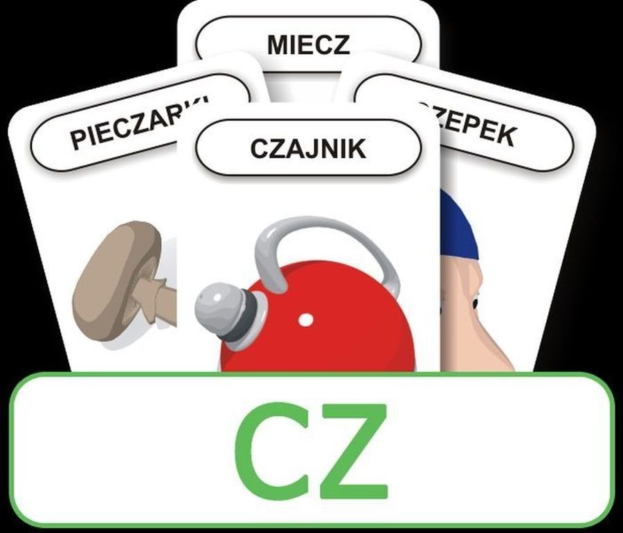 Komlogo Komlogo, karty Logopedyczny Piotruś Część III: głoska CZ