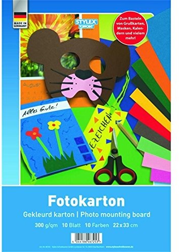 Stylex stylex 46725 papier, różne kolory, 33 x 22 x 0,4 cm 46725