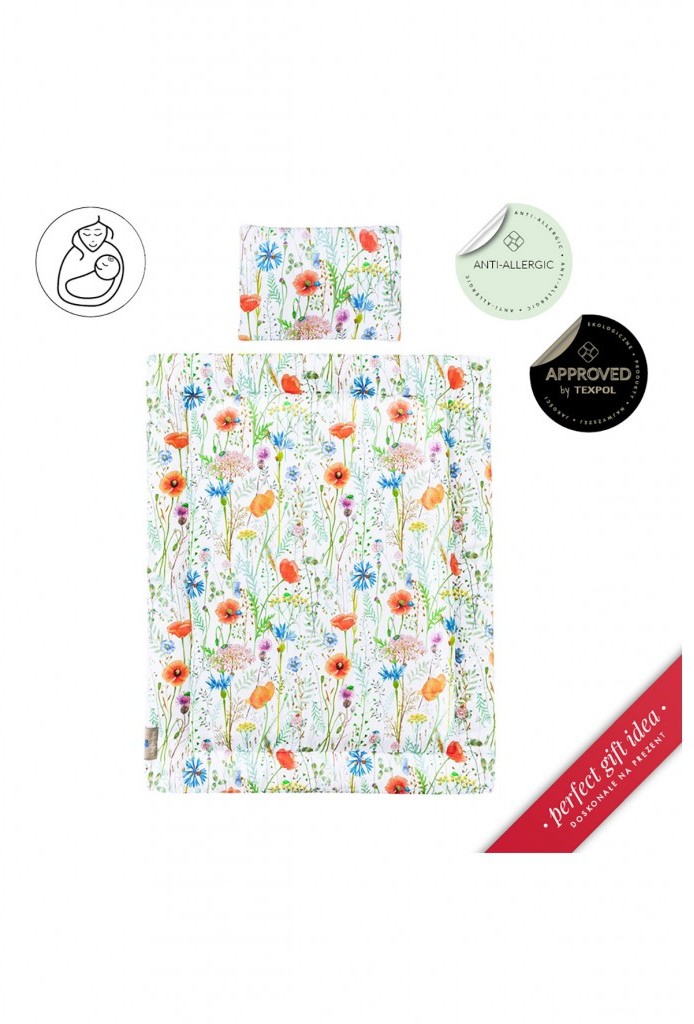 Texpol Kołderka z poduszką 75x95+35x25cm 6Y38CQ 6Y38CQ SAM One size