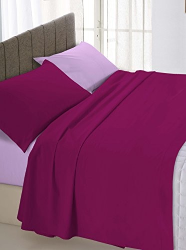 Italian Bed Linen Bielizna  łóżko podwójne łóżko 250 x 300 cm, 250 x 300 cm CL-NC12_Lilla/Prugna-2 Piaz 250x300