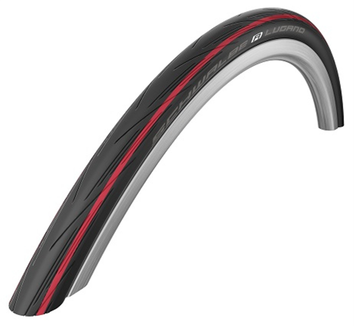 Schwalbe Opona Lugano HS471 czarny-czerwony / Pasek odblaskowy: nie / Rozmiar koła: 28